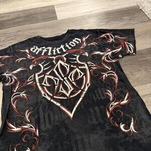 Affliction signature series Georges St Pierre t shirt 00s XL